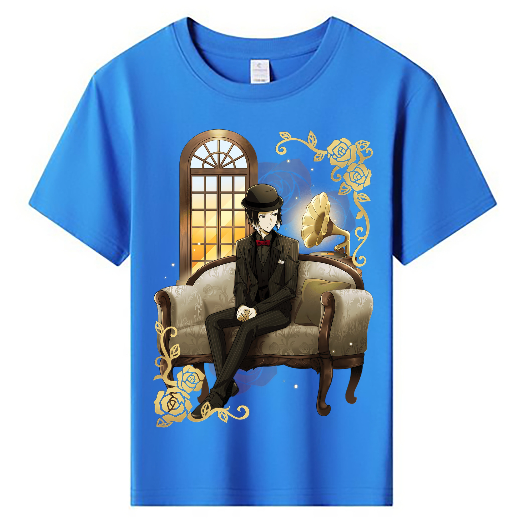 （画像用） 文豪ストレイドッグス Bungo Stray Dogs 綿100％キッズTシャツ（フロントプリント）